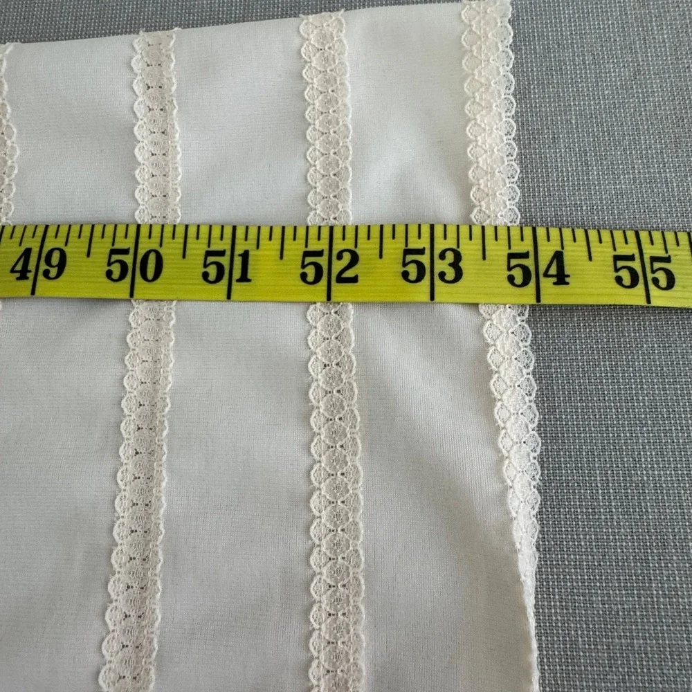 Vintage Lorraine Maxi Peach/Cream Maxi Slip Size 34 - Picture 8 of 10